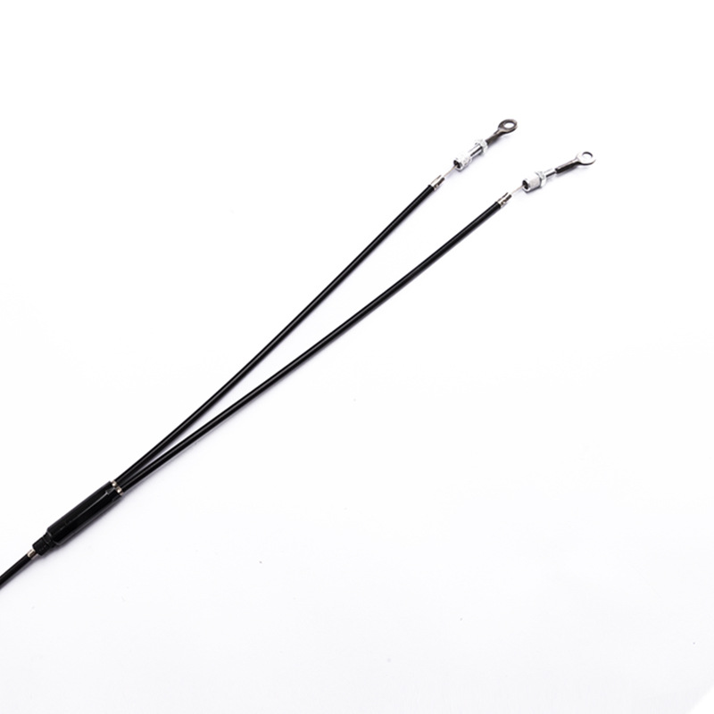 Línea de control de motocicleta de vehículo eléctrico Línea de tracción de control de bicicleta Línea de freno de dos partes