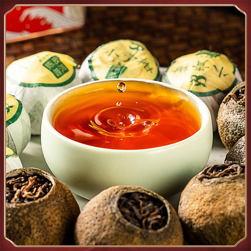 Xinhui indigo plant Pu'er tea Dried tangerine peel court Tea Cooked tea bulk wholesale Canned 250g500g