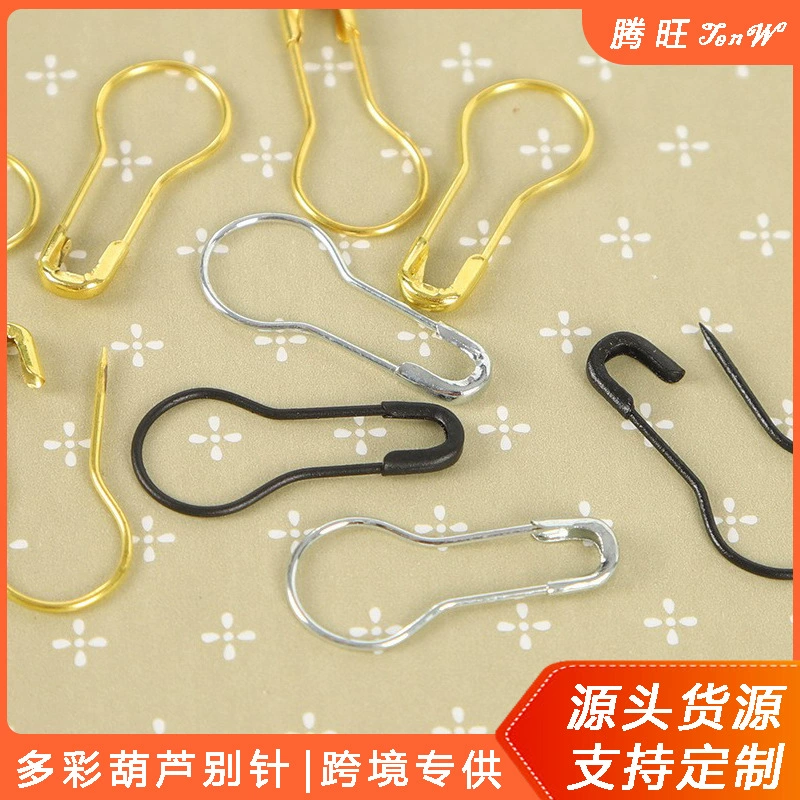 Оптовые поставки от производителя: золотые, серебряные и черные застежки-зажимы в форме тыквы, 19 мм, 000. # Аксессуары для одежды: булавки и зажимы для этикеток