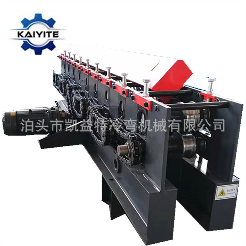 生产卷帘门设备厂家 圆管变异型管机器 凯益特抗风门成型设备异型