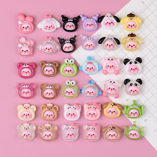 Sanrio Nubi Stereo Resin Cartoon Nail Art Wear Armor Decoration Cream Glue Phone Case Earring Patch Wholesale
