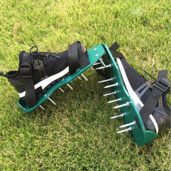 Garden scarifier shoes, grass nail shoes, garden nail shoes, lawn inflatable scarifier shoes, self-leveling epoxy gardening tools