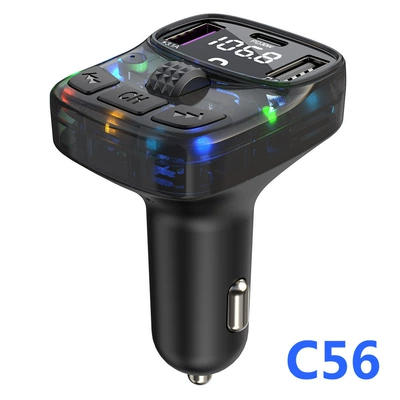New C57 Car Mp3 Player Car mp3 - c56-fast-charging-version-pd30w