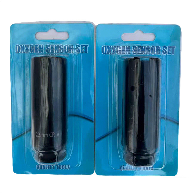 Llave de vaso especializada para desmontaje y montaje del sensor de oxígeno delantero del coche, llave de boca abierta de 22 mm, juego de herramientas de reparación automotriz de 22 mm.