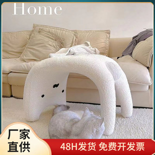 Cat Shoe Changing Stool Household Door Shoe Wearable Stool Advanced Dresser Stool Entrance Stool Entrance Door Entry Sofa Stool
