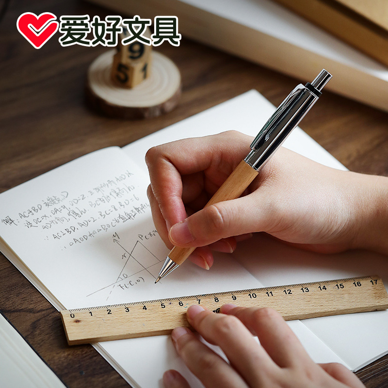 Automatic elite wooden pen for pencils