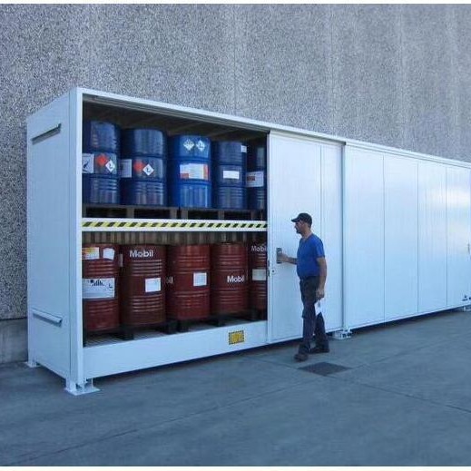 高品质室外防爆柜油桶存放柜实验室废弃物暂存库废危品存放库