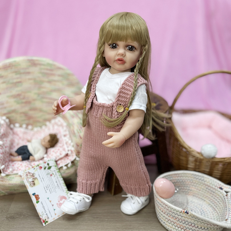 OtardDolls55 full glue can enter water simulation baby reborn doll Betty cross-border e-commerce supply