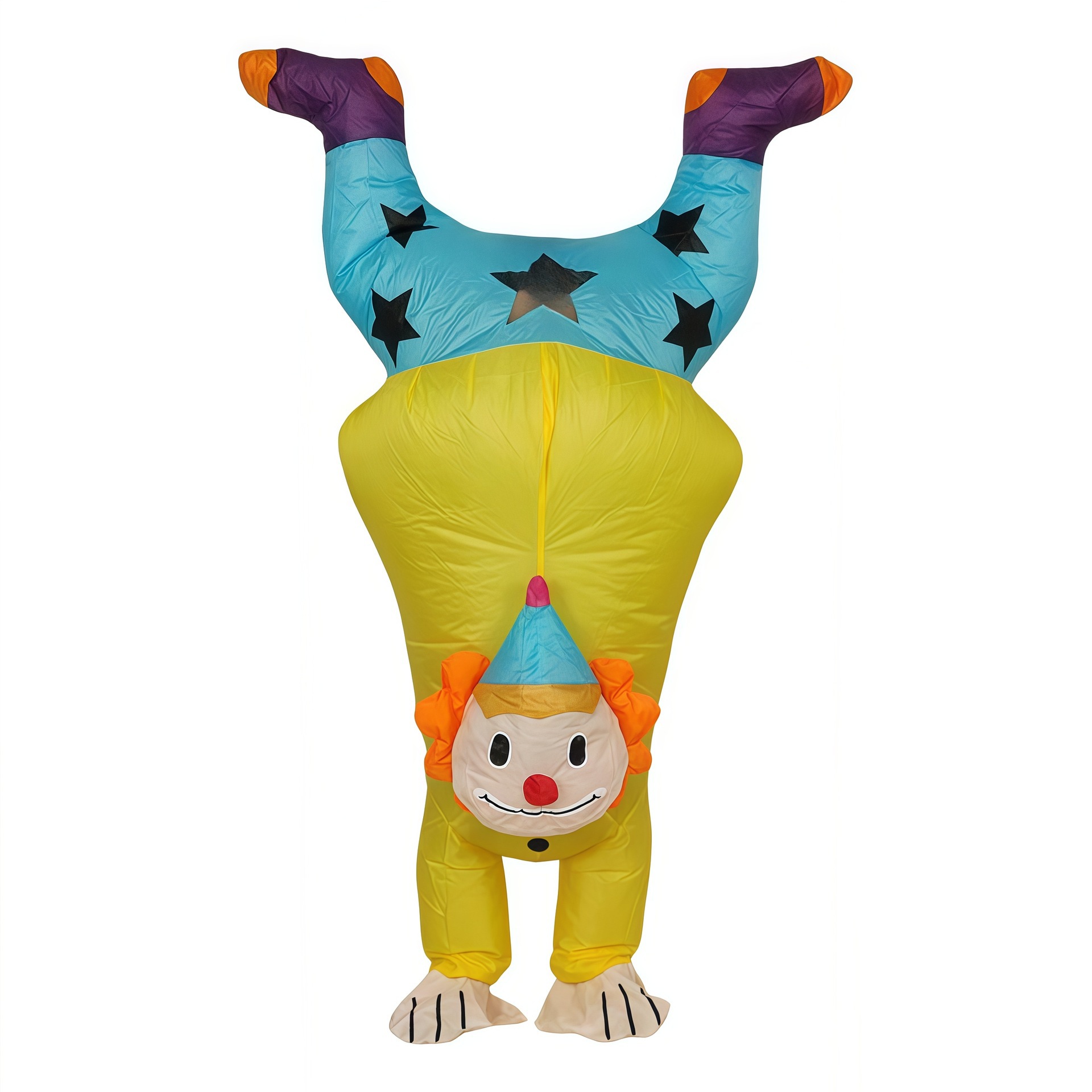 Nueva venta de payaso invertido cos circo divertido espectáculo de fiesta divertida ropa inflable personalizada