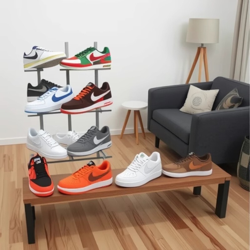 Putian High Version Nike Air Force One Men's and Women's Casual Couple Sneakers Low-Top Deconstruction