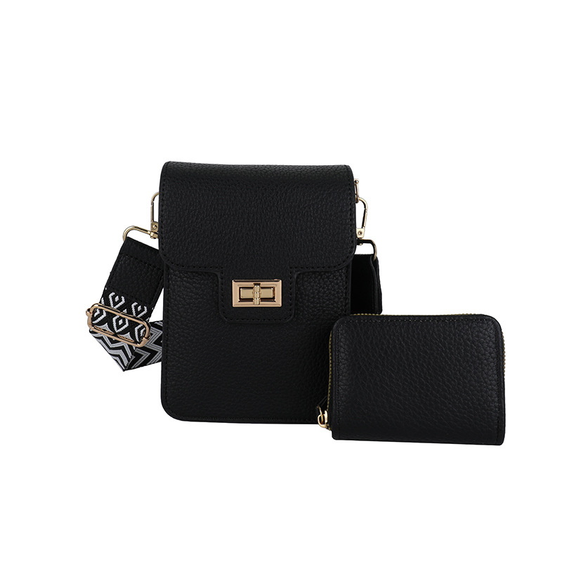 Bolsos para mujer 2025 nuevo bolso vertical para teléfono móvil transfronterizo, monedero colgante, bolso de mensajero con correa de hombro ancha retro de alta gama