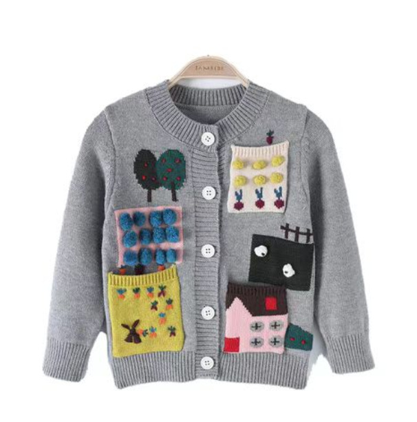 Cute Pastoral Cartoon Tree Hoodies & Knitwears display picture 4