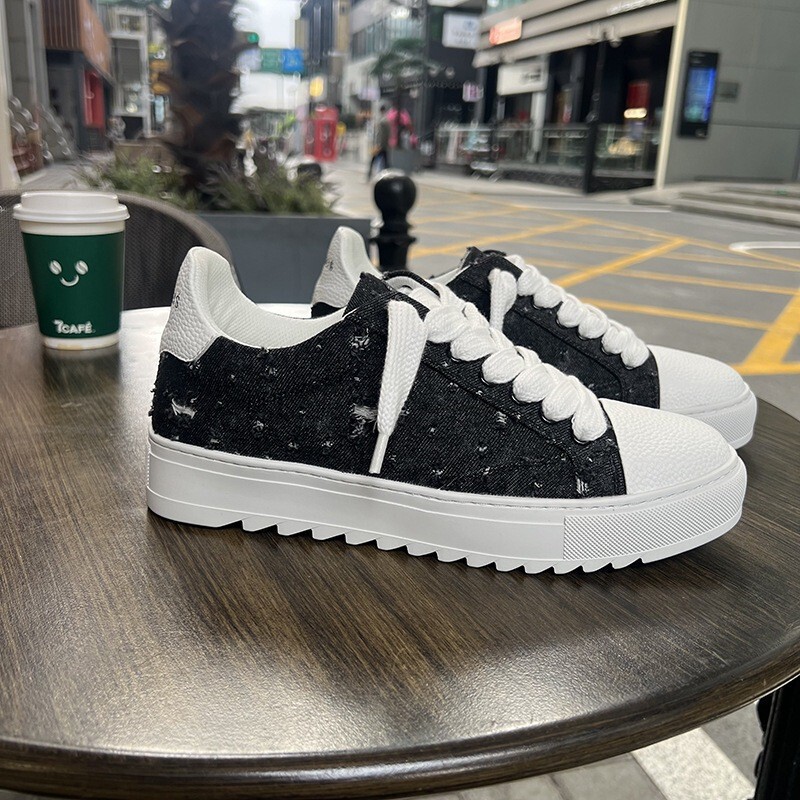 Cross-Border Foreign Trade Wholesale Versatile Thick-Soled Height-Increasing Casual Loafers for Men, Summer Breathable Couple's Skate Shoes Cross-Border Foreign Trade Wholesale Versatile Thick-Soled Height-Increasing Casual Loafers for Men, Summer Breathable Couple's Skate Shoes