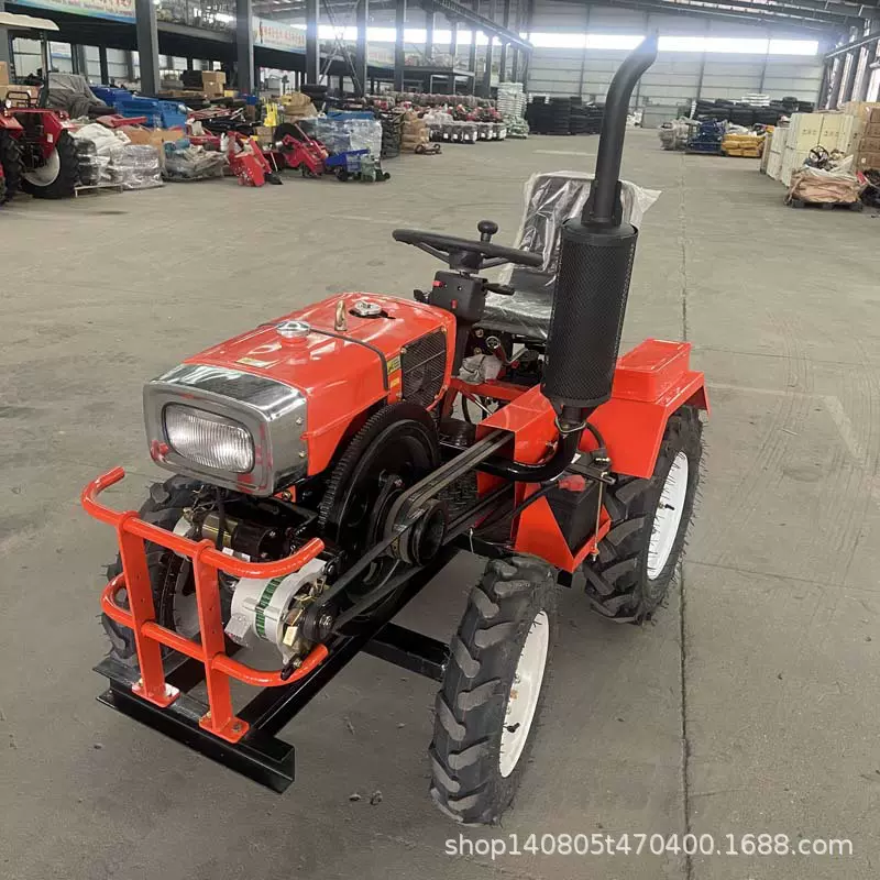 现货出口农用单缸小型迷你拖拉机图片20马力小四轮车22马力拖拉机