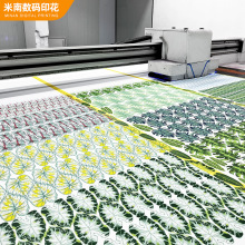 皮革数码印花装饰仿真花印刷直喷皮料打印来图定制皮革印花加工