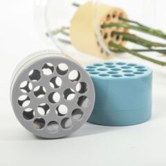 跨境爆款网红亚马逊隐形塑料透明插花器螺旋式插花神器