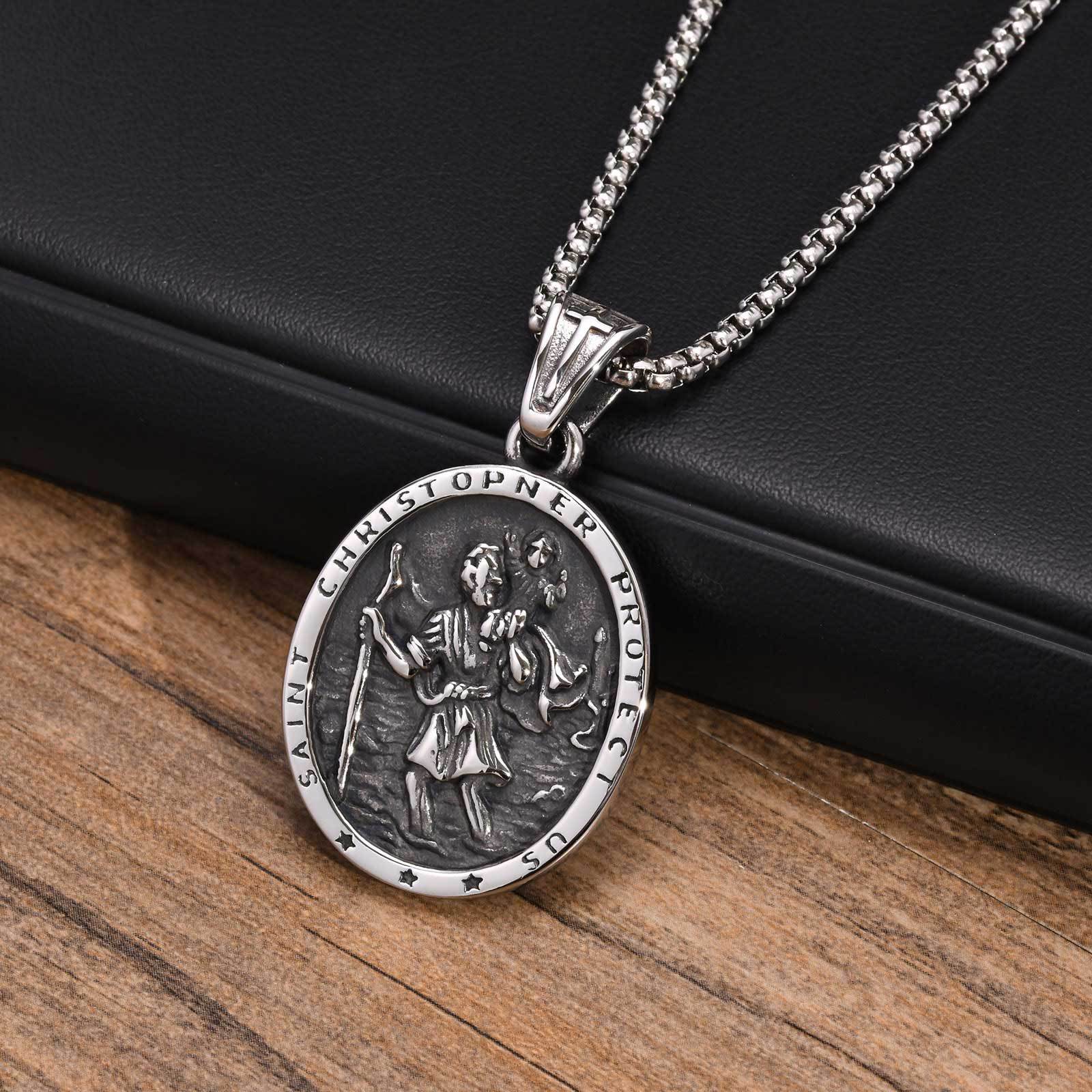 Fashion Portrait Stainless Steel Plating Pendant Necklace 1 Piece display picture 7