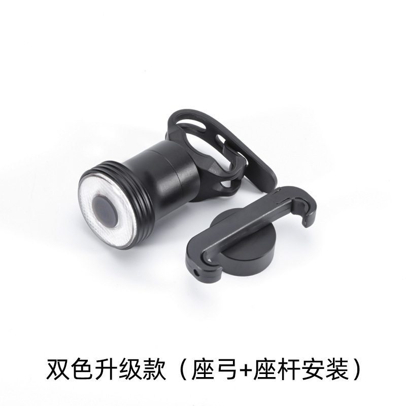 Bicicleta transfronteriza inteligente freno luz trasera inducción bicicleta de montaña luz USB carga carretera bicicleta noche montar luz trasera montar