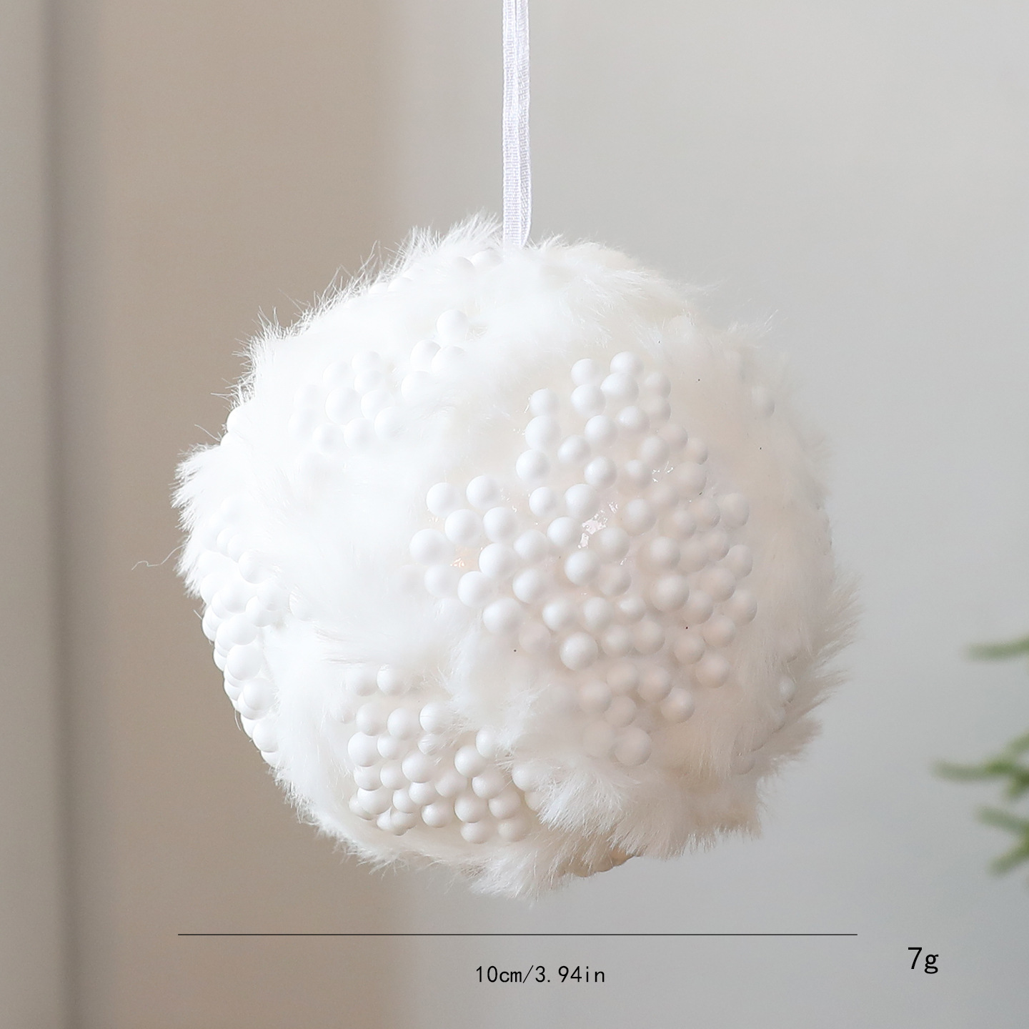 Nuevo árbol de Navidad de 10CM bola de decoración de bolas de Navidad colgantes de espuma pilares decoraciones de Navidad colgantes de bolas