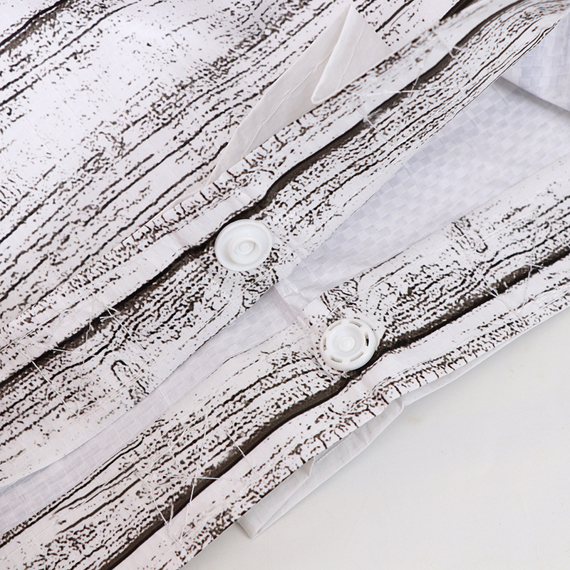 Gran capacidad de botón a presión para llevar bolsa de embalaje de impresión en color ropa bolso de compras regalo publicitario promocional bolso tejido