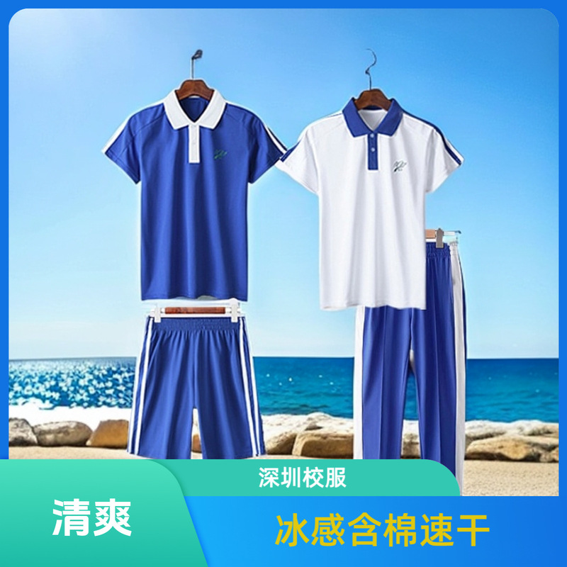 Shenzhen Quick-drying School Uniform for Primary and Secondary School Students School Uniform Quick-drying School Uniform Deodorant School Uniform Upgrade Manufacturer Primary Source