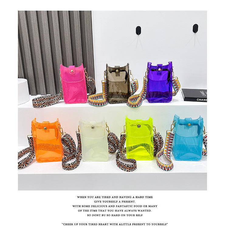 设计师的经典之作透明包袋单肩斜跨女包手机包2024新款