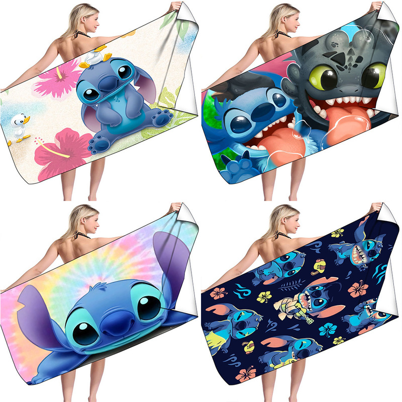 Cross-border Foreign Trade Microfiber Towel Cloth Square Beach Towel Quick-drying Waterproof Sand-proof Bath Towel Stitch Stitch Cross-border Foreign Trade Microfiber Towel Cloth Square Beach Towel Quick-drying Waterproof Sand-proof Bath Towel Stitch Stitch