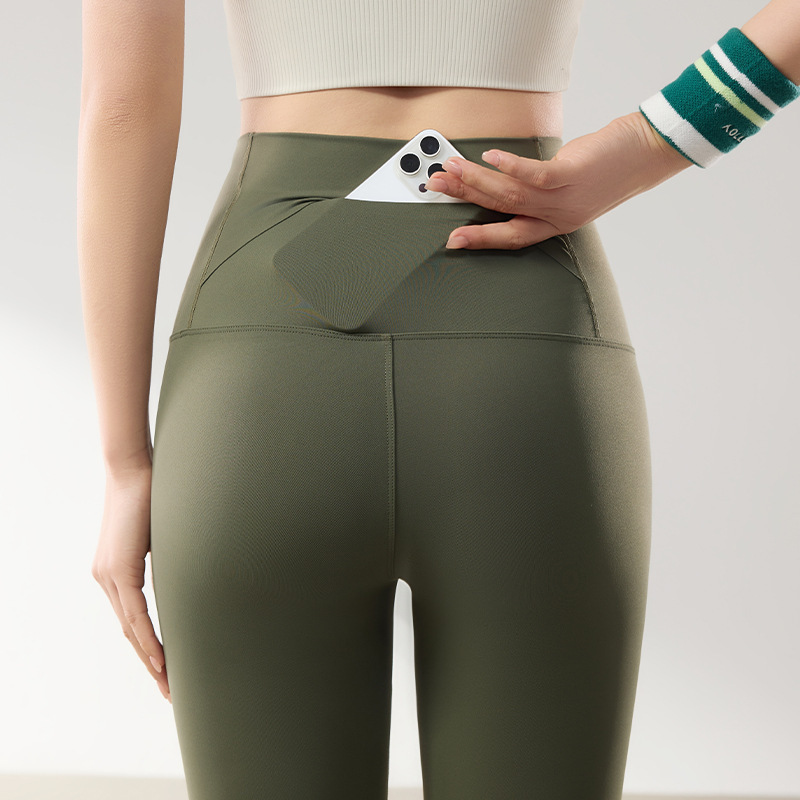 ポケット付きヨガパンツ、ハイウエスト痩身シャークパンツ、女性用外で着用できる腹部コントロールレギンス、薄手の夏用スポーツフィットネスパンツ|undefined