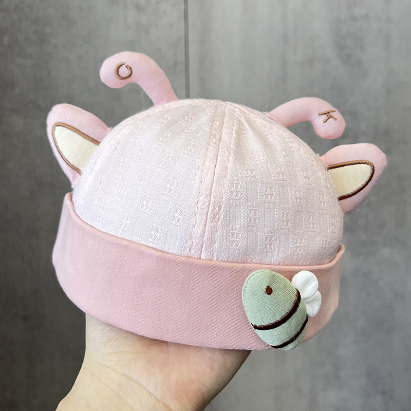 Bebé sombrero primavera y otoño Super lindo piel sombrero bebé sombrero para niños y niñas verano tapa delgada