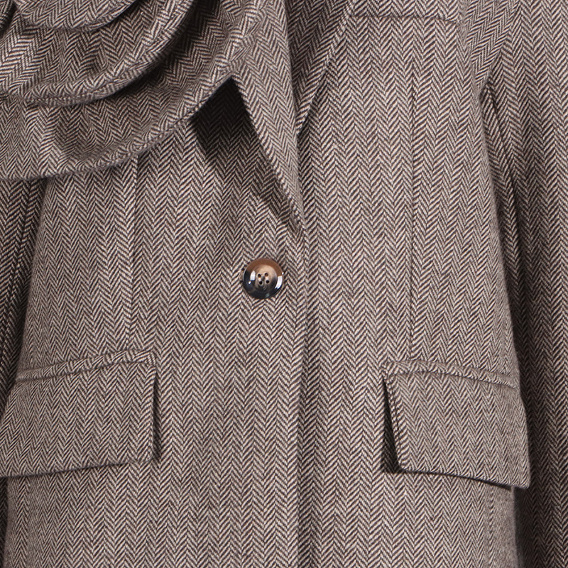 Women's Clothing Spring New Artistic Retro Three dimensional Flower Loose Design One button Solid Color Suit Jacket for Women_voghion.com