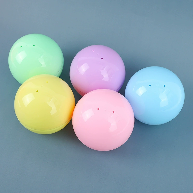 Оболочка яйца скручивания 100MM круглый прозрачный большой скручивание машина для макаронного цвета детская игрушка 10CM пластиковый шар оптом