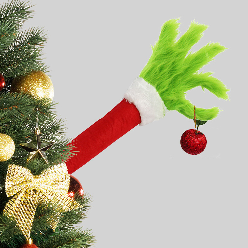 Spot Green Hair Monster Arm Pendant Christmas Decoration Grinch Grinch Green Hair Monster Arm Spot Green Hair Monster Arm Pendant Christmas Decoration Grinch Grinch Green Hair Monster Arm