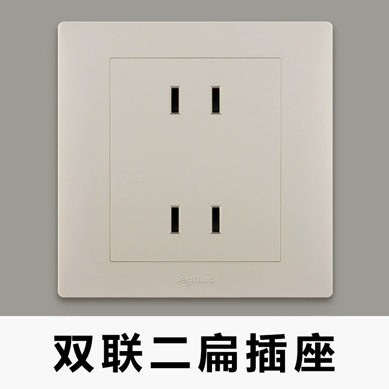 Панель розеток Legrand Boyun, однооткрытая, на пять отверстий, для бытового использования, скрытая, с одним или двумя выключателями, 86 отверстий, прочная