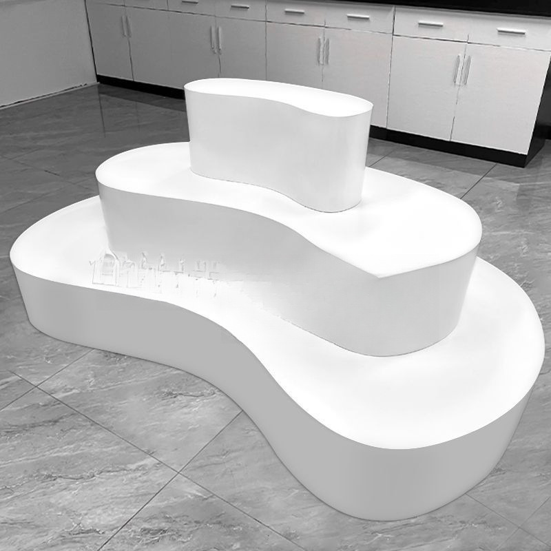 中岛台鞋包饰品服装店花店陈列柜鞋店中岛展示台精品网红流水柜台