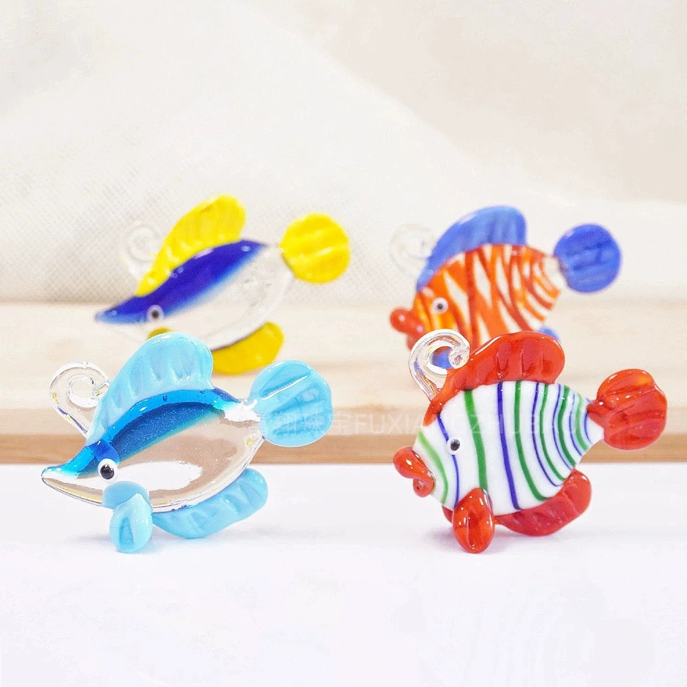 П pendant с рисунком Cartoon морское животное стекло русалка осьминог черепаха лобстер стеклянная нижняя часть немо стеклянный кулон