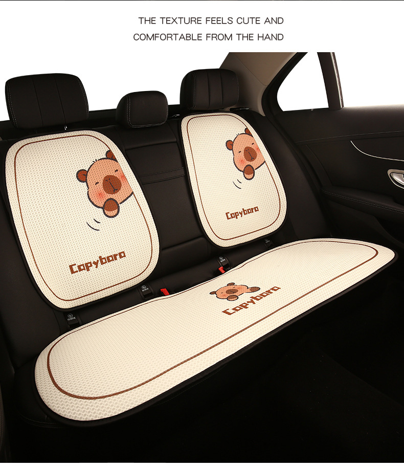 26 Car Seat Cushions for All Seasons, Trendy Seat Cushions, Car Seat Covers, New Half-Cover Rear Seat Covers for Women