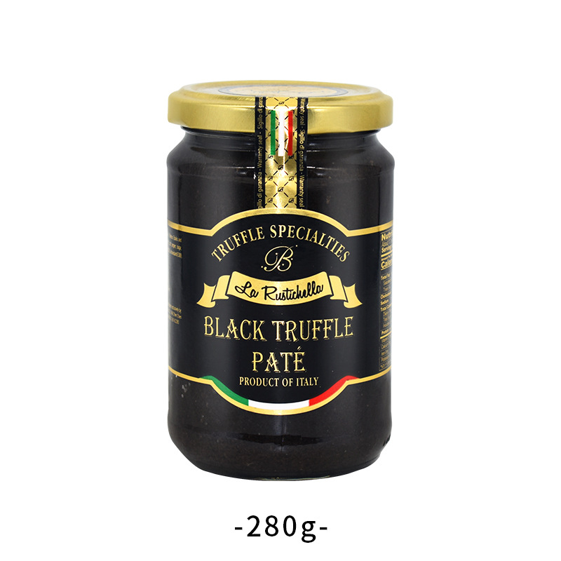 【包邮】 乐其雅黑松露菌酱280g  意大利原装进口黑松露酱意面菌