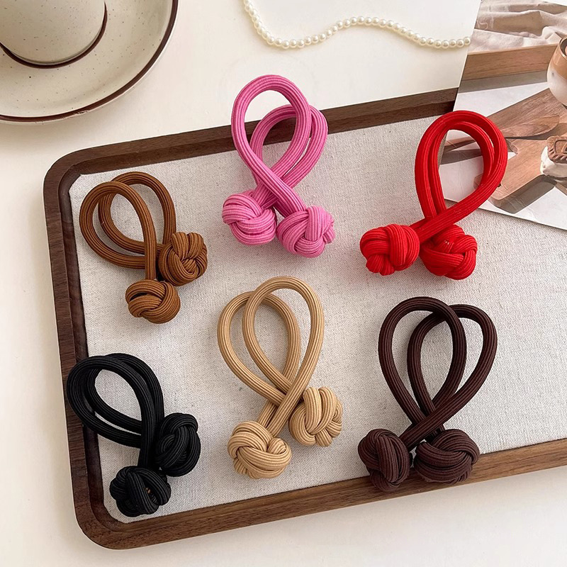 Color simple cabello de cabello elástico duradero para mujeres 2025 nuevo cabello de cola de caballo alta temperamento correa de correa tocado