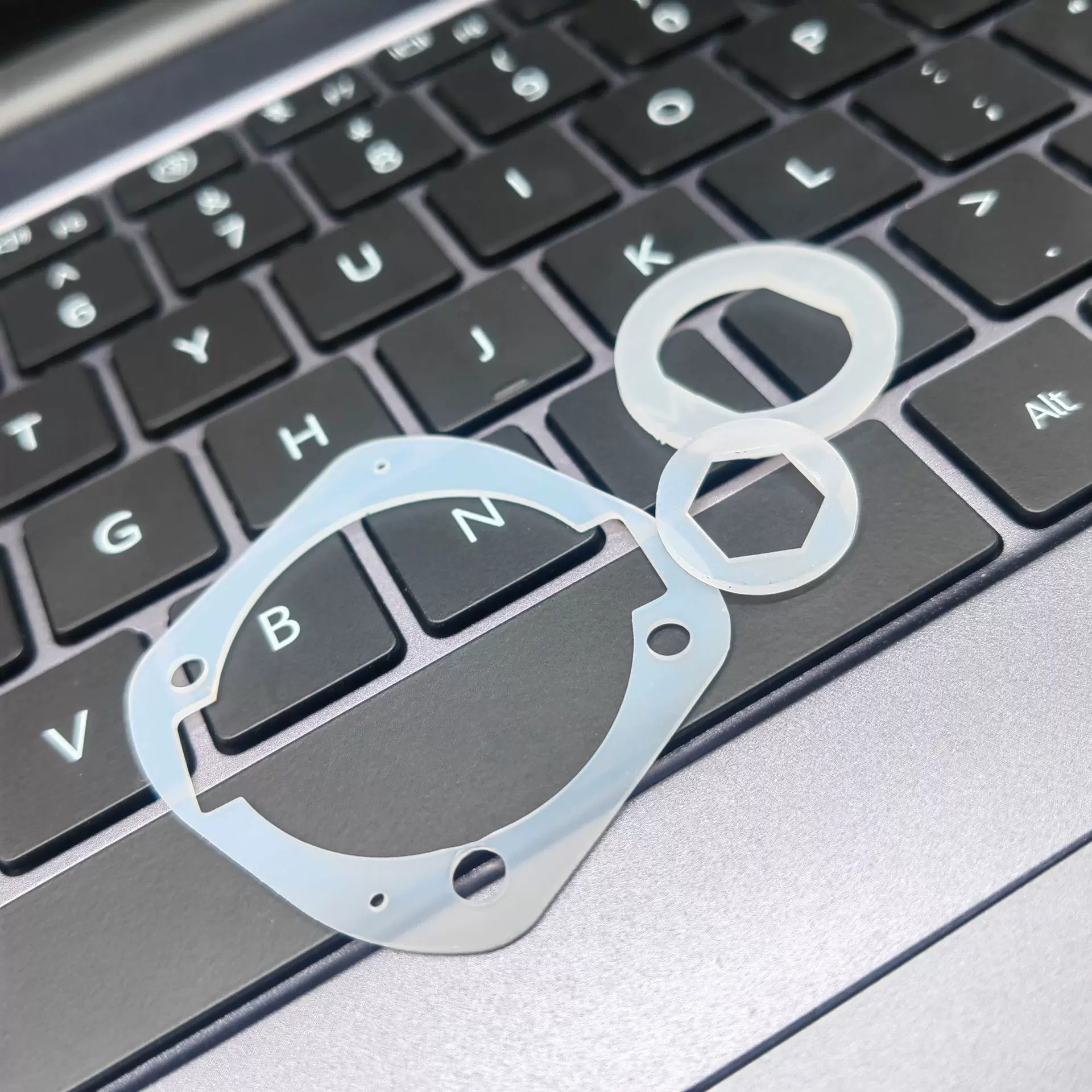 FDA定制食品级透明硅胶密封垫片平面防水垫片平面硅胶片异形硅胶