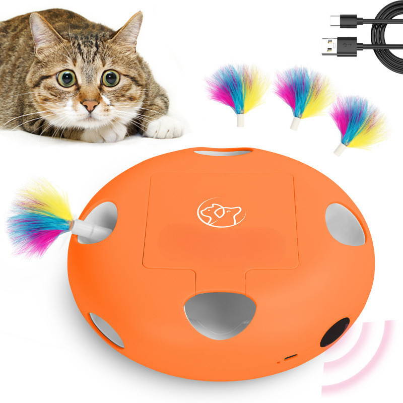 电动智能猫玩具自嗨解闷神器猫咪用品自动逗猫棒高级批发包邮代发|undefined