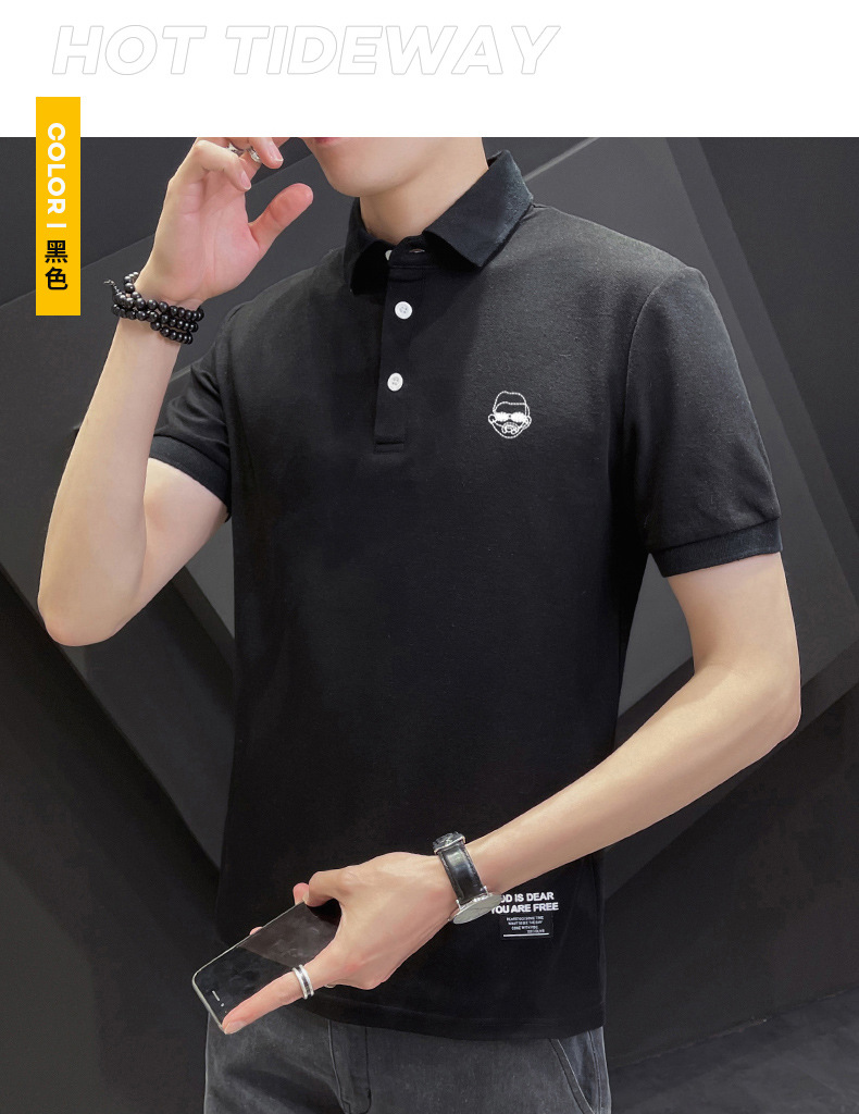 Polo homme en Coton mélangé - Ref 3443020 Image 60