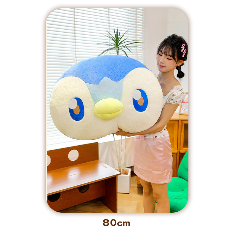 Foreign trade double-sided Pikachu plush pillow, Pogaman doll pillow, bed sleeping cushion, wholesale gift