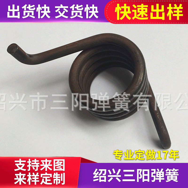 厂家供应健身器扭簧扭转弹簧 来图来样扭转弹簧 异型五金弹簧批发