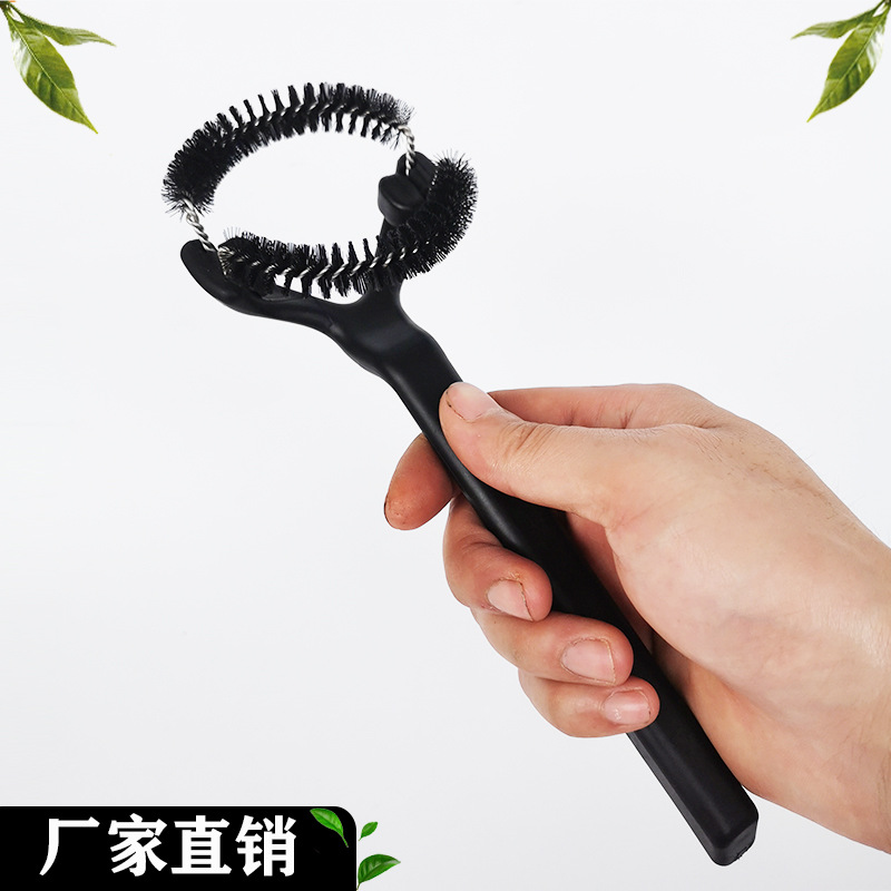 Manufactor wholesale Coffee Cleaning brush Elbow coffee Long handle clean brush kitchen clean appliance