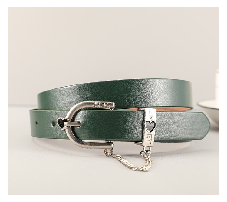 Neuer beliebter Gürtel für Damen, Gürtel mit Nadelschnalle, Ledergürtel, vielseitiger Jeansgürtel, Kleidergürtel, passende Kleidung_voghion.com