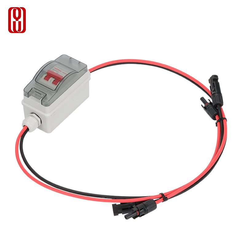 Interruptor de circuito transfronterizo fotovoltaico DC bus interruptor de interruptor de caja de distribución 2P a prueba de agua fábrica de interruptores