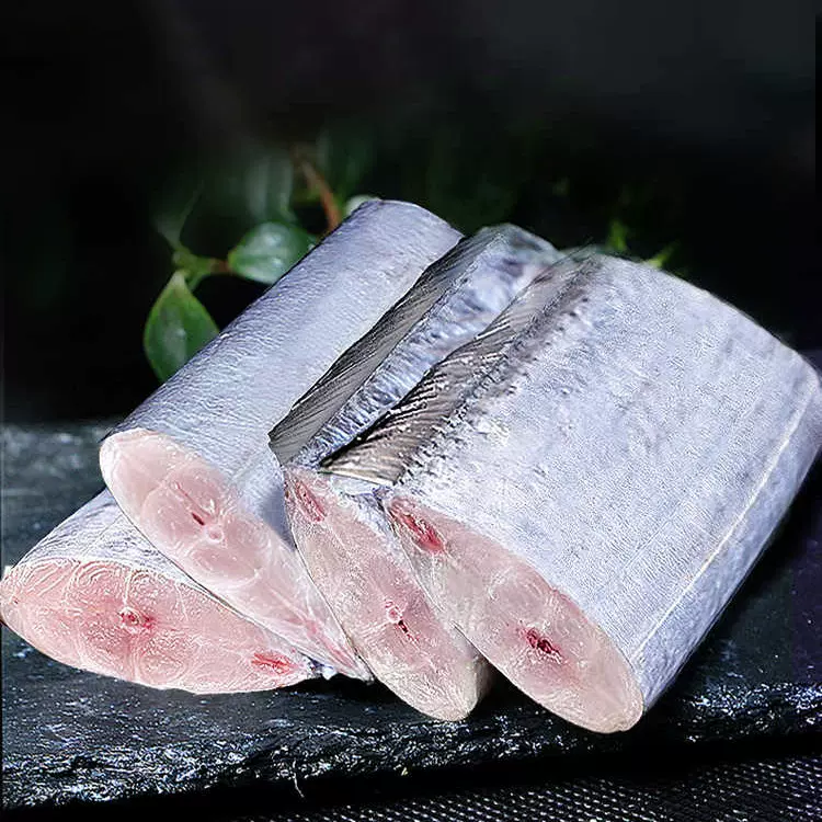 新鲜冷冻带鱼段去头尾海水产中段带鱼肉厚段宽油炸烹饪皆宜带鱼段