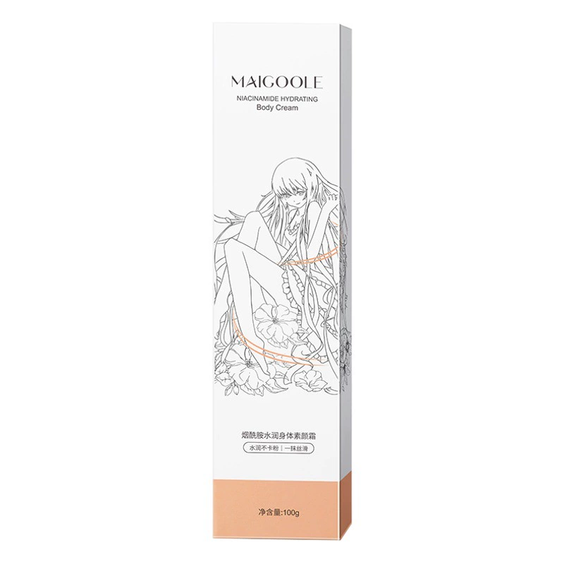 Mei Dailin Ниацинамид Увлажняющий крем для тела Простой ленивый консилер Крем Осветляющий цвет кожи Не ложный белый Увлажняющий увлажняющий Тип