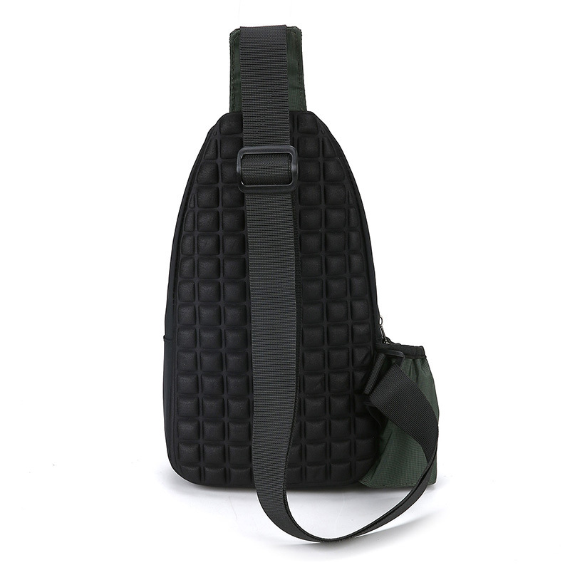 Bolso de pecho de hombre de color de contraste de moda al por mayor transfronterizo 2024