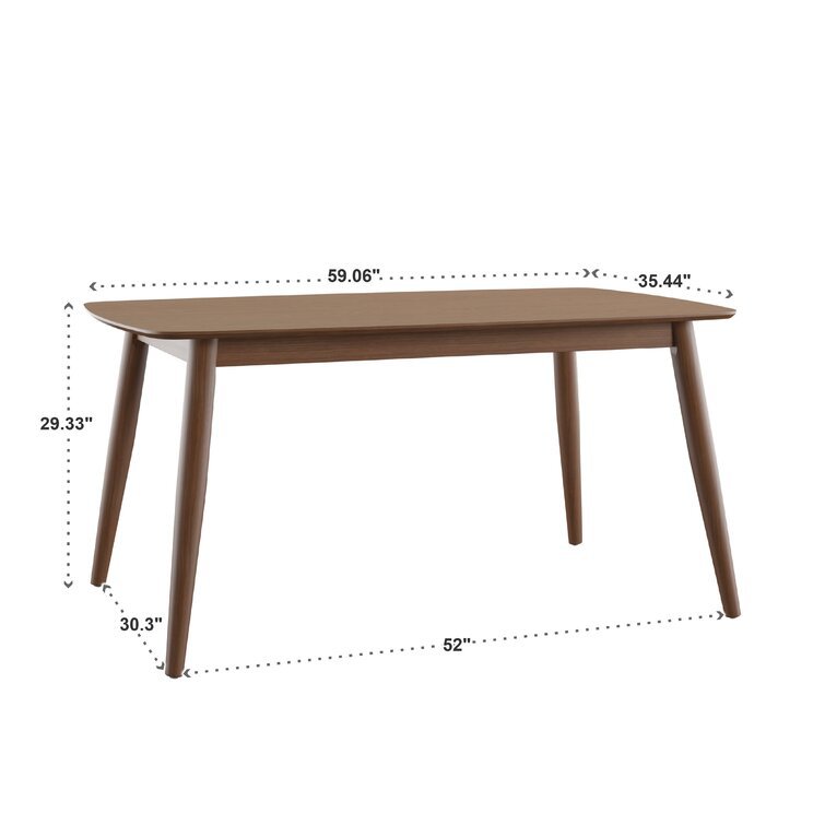 Mesa de comedor de MDF de exportación de lujo ligero de alta sensación de mesa de madera sólida simple mesa de comedor silla mesa de madera